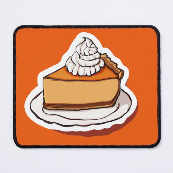 Item preview, Profile of a Slice of Pumpkin Pie with Whipped Cream designed and sold by JandyDesign.