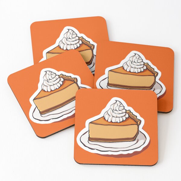 Item preview, Profile of a Slice of Pumpkin Pie with Whipped Cream designed and sold by JandyDesign.