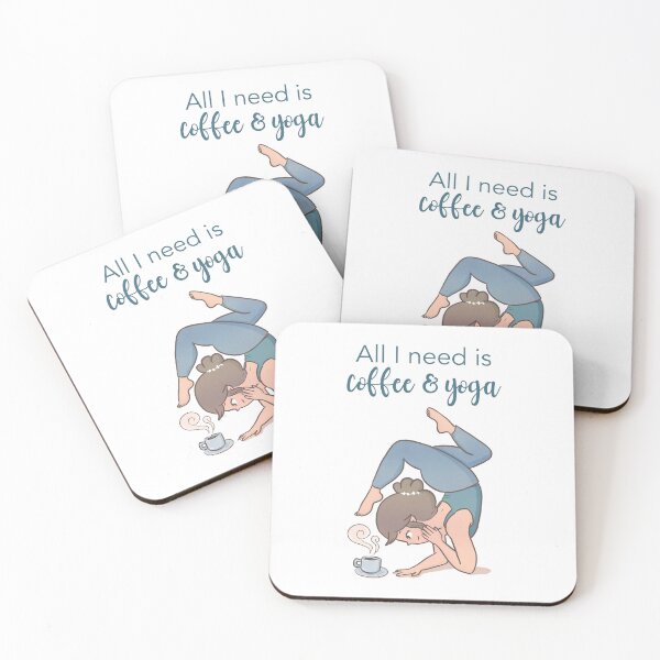 Item preview, Yoga Girl - All I need is Coffee & Yoga designed and sold by Rita Cuppari.