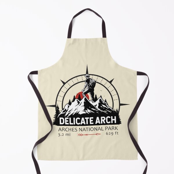 Item preview, Delicate Arch Trail Utah Hiker Compass designed and sold by KrisSidDesigns.