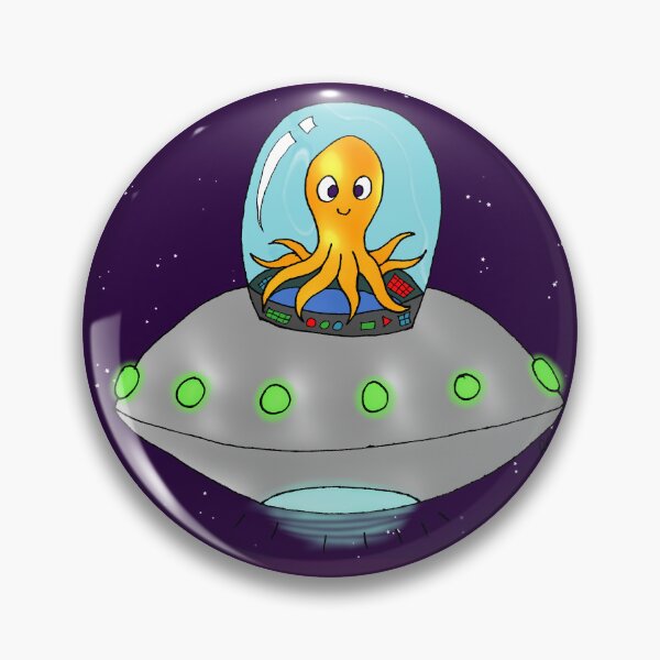 Aperçu de l'œuvre Space Octopus créée et vendue par RayRayViolet.