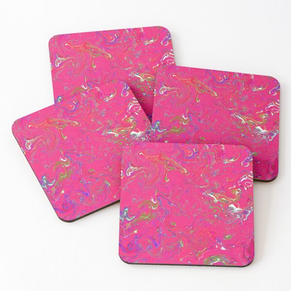 Item preview, Marbled Fuschia Swirl Art designed and sold by PaperieJennifer.
