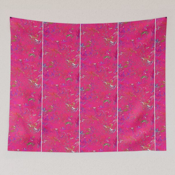 Item preview, Marbled Fuschia Swirl Art designed and sold by PaperieJennifer.