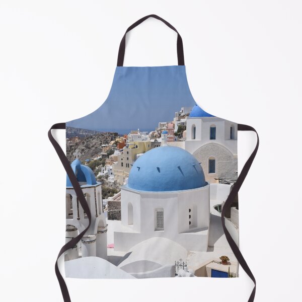 Item preview, Santorini blue dome designed and sold by Linnys-Designs.