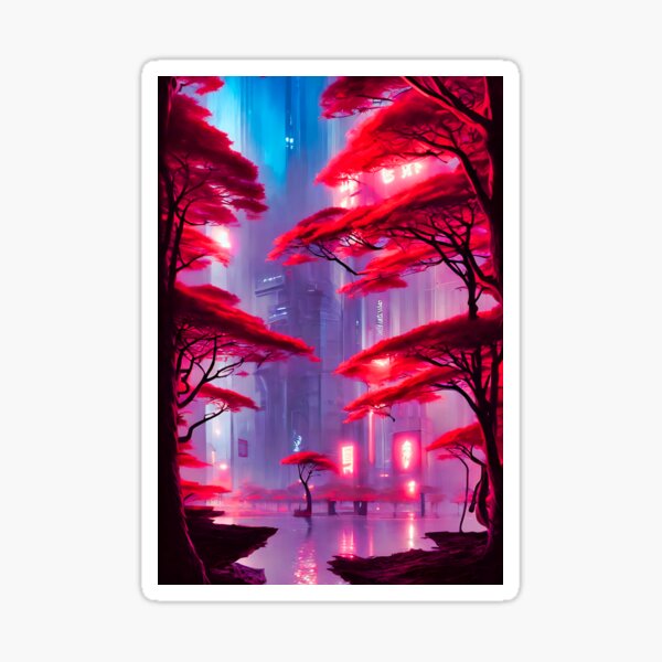 Japanese Landscape 05 Sticker
