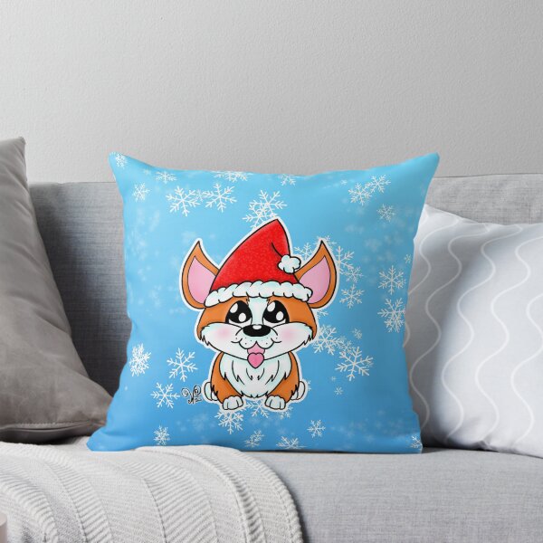 Item preview, Corgi in Santa Hat designed and sold by Imaginessa.