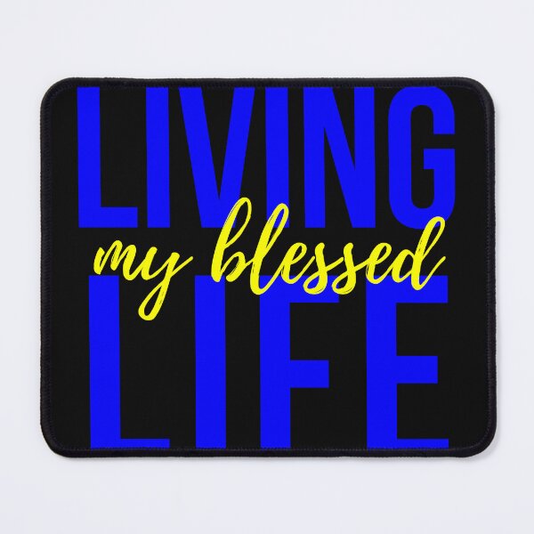 Item preview, Living My Blessed Life Positive Thinking Motivational Messages designed and sold by Shaloj.