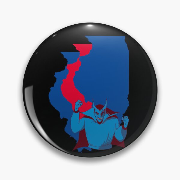 Item preview, Illinois Border, Blue Demons designed and sold by LatterDaze.
