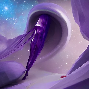 Aperçu de l'œuvre Purple Space Time Portal de Sub-Ruminations