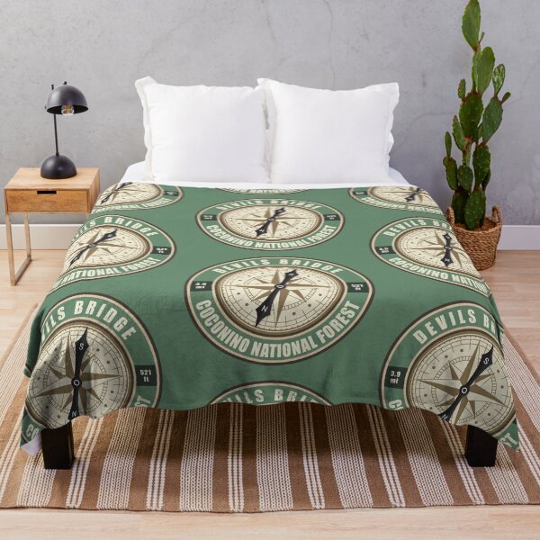 Item preview, Devils Bridge Arizona Compass Hiking Badge designed and sold by KrisSidDesigns.