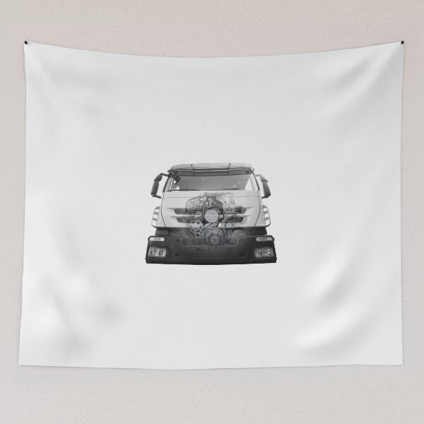 Item preview, front of truck with a visible engine designed and sold by goceris.