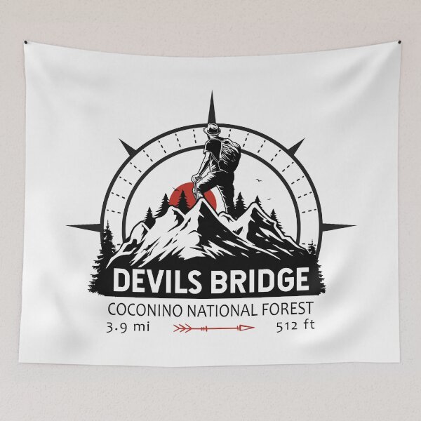 Item preview, Devils Bridge Arizona Hiker Compass designed and sold by KrisSidDesigns.