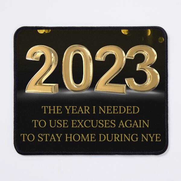 Item preview, Happy New Year 2023 funny quote Christmas card designed and sold by soniaaseguin.