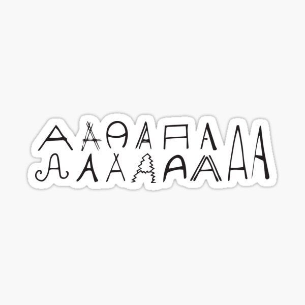 AAAAAAAAAA Sticker
