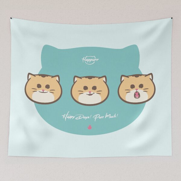 Item preview, emoji cat designed and sold by Happurr.