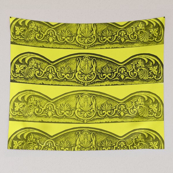 Item preview, Yellow Acanthus and Filigree  designed and sold by Anthony Seeker.