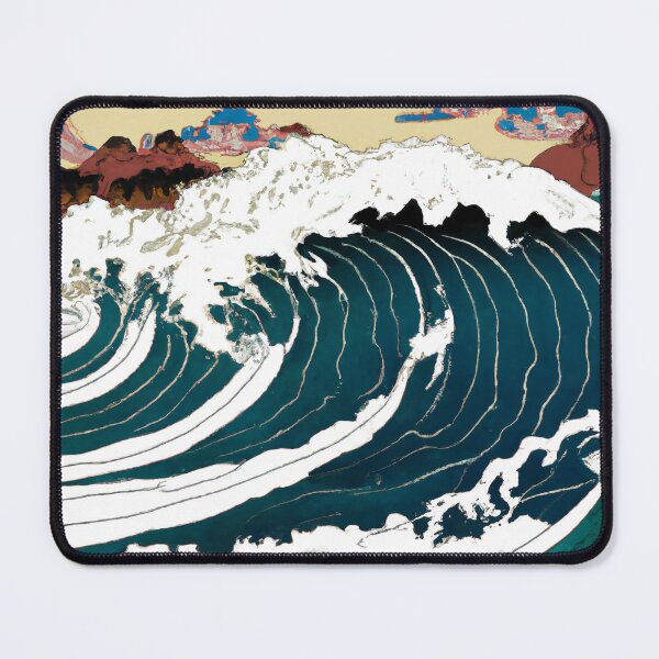 Item preview, The Great Wave Off Kanagawa Ukiyo-e Inspired Art designed and sold by Vanover Designs.