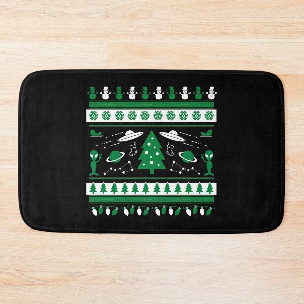 Item preview, UFO Ugly Christmas Sweater - Alien Ugly Sweater, Space Ugly Sweater, Extra Terrestrial Ugly Sweater, Universe Ugly Sweater designed and sold by jadedscientist.