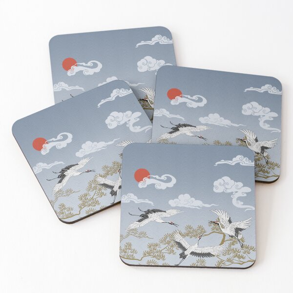 Item preview, Fly of the cranes designed and sold by Kuroi Kitsune Art.