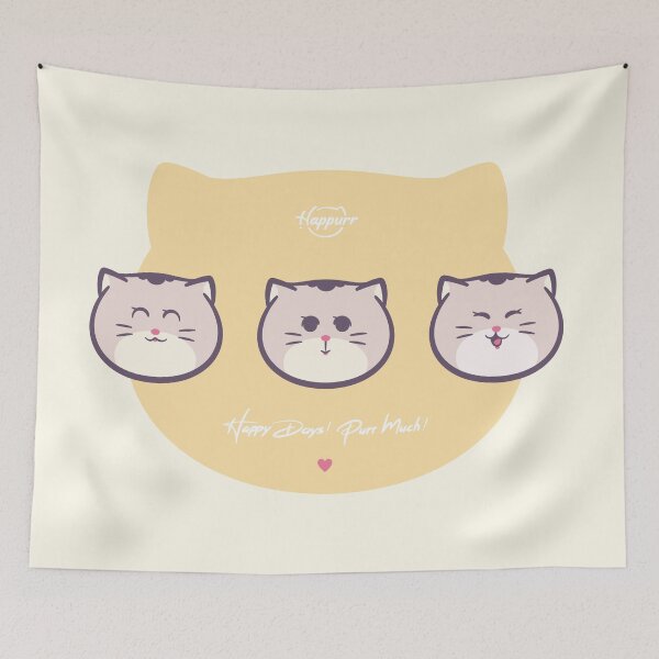 Item preview, emoji cat designed and sold by Happurr.