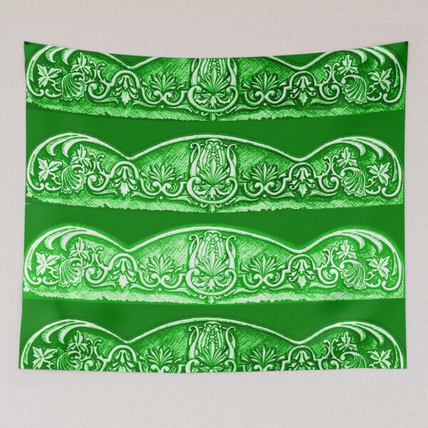 Item preview, Green Acanthus and Filigree  designed and sold by Anthony Seeker.