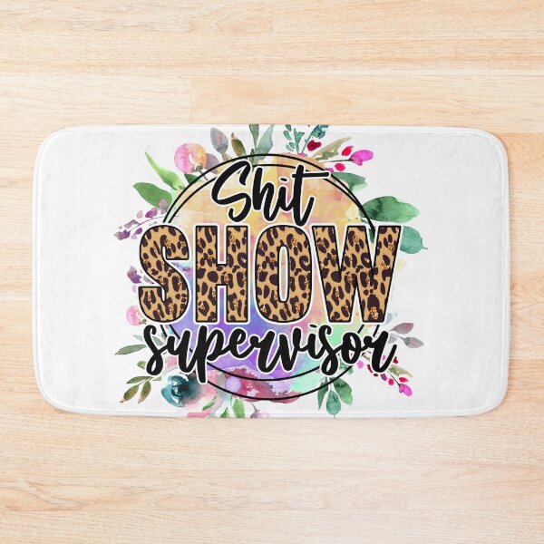 Item preview, Shit Show Supervisor Floral with Cheetah Print designed and sold by RepublicOfFire.