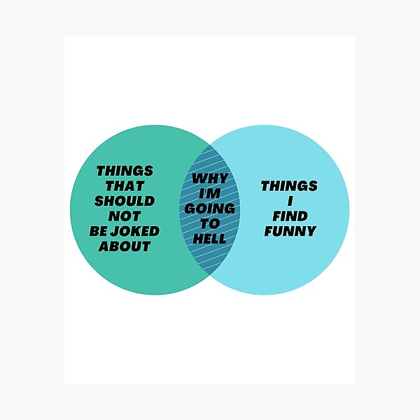 Venn Diagram Things That Should Not Be Joked About Why Im Going To