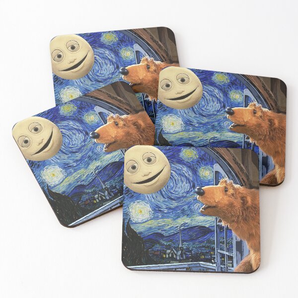 Item preview, Bear in the big blue house with Starry night designed and sold by annmr-ia.
