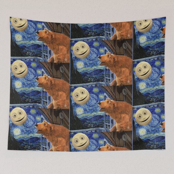 Item preview, Bear in the big blue house with Starry night designed and sold by annmr-ia.