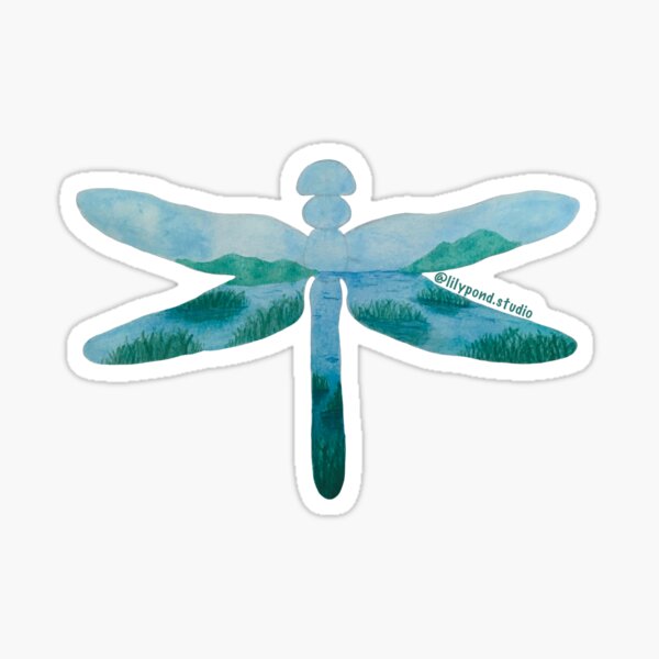 Item preview, Dragonfly Marsh designed and sold by LilypondStudio.