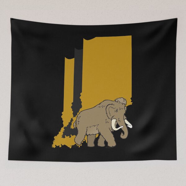 Item preview, Indiana Border, Mastodons designed and sold by LatterDaze.