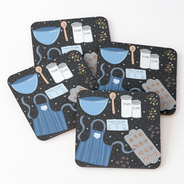 Item preview, Holiday Baking, Winter theme cute baking cookies scene. designed and sold by AngelDawnDesign.