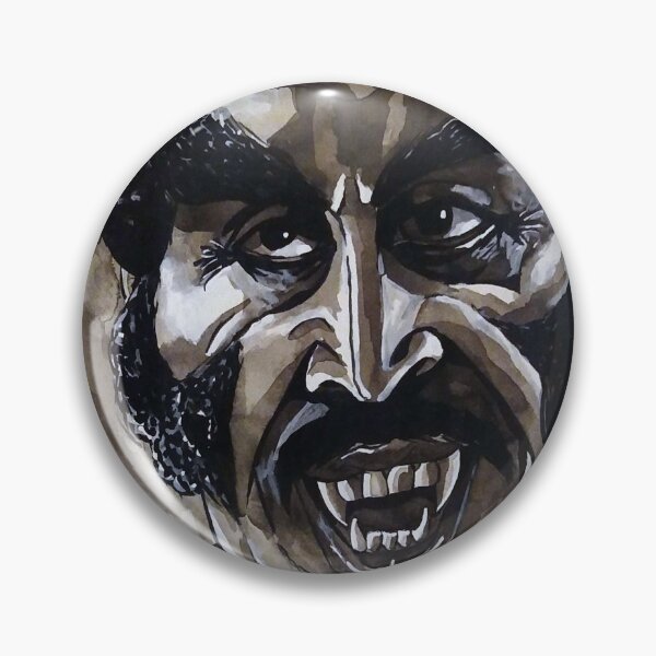 Item preview, Blacula "Barbarity" portrait (original) designed and sold by Stag Art Studios.