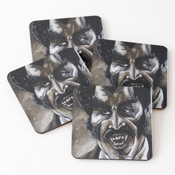 Item preview, Blacula "Barbarity" portrait (original) designed and sold by Stag Art Studios.
