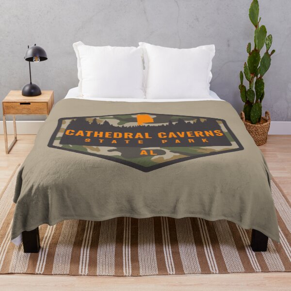 Item preview, Cathedral Caverns State Park Alabama Camouflage Forest Badge designed and sold by palmettodigital.