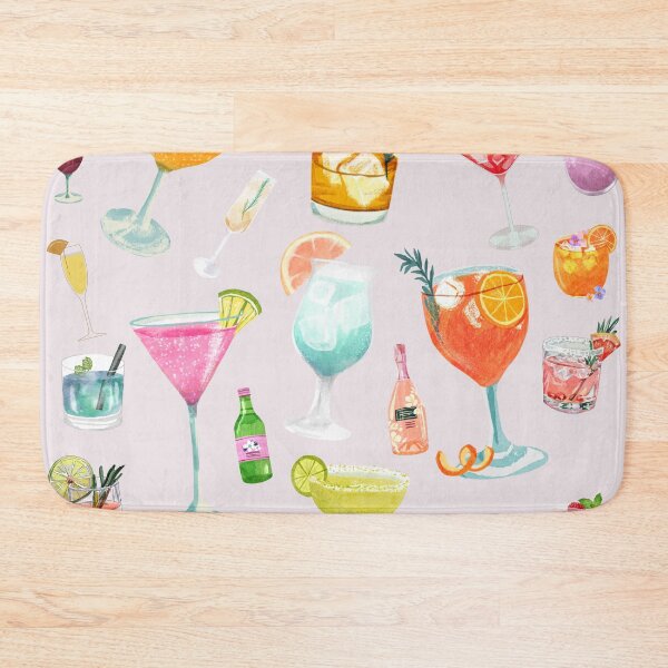 Item preview, Pretty Cocktail Art Collage  designed and sold by Femme Pastel Collective.