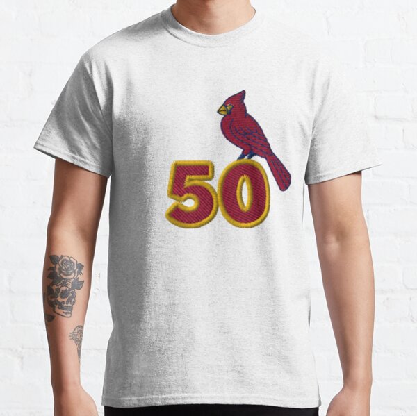 HOT SALE - Adam Wainwright #50 St. Louis Cardinals Name & Number T-Shirt