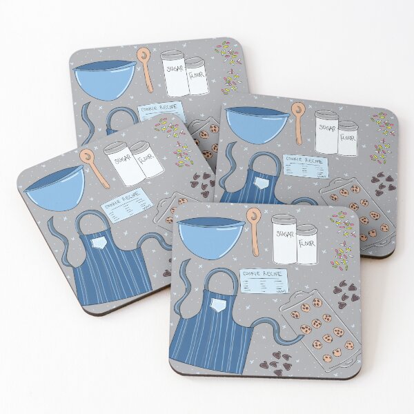 Item preview, Holiday Baking, Winter theme cute baking cookies scene. designed and sold by AngelDawnDesign.