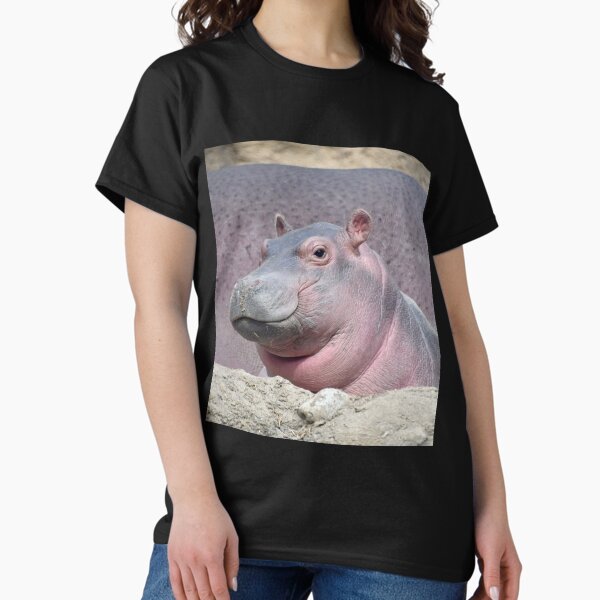 Item preview, Baby Hippo Fritz at the Cincinnati Zoo and Botanical Garden designed and sold by Zoo and Nature Photography by Karie.
