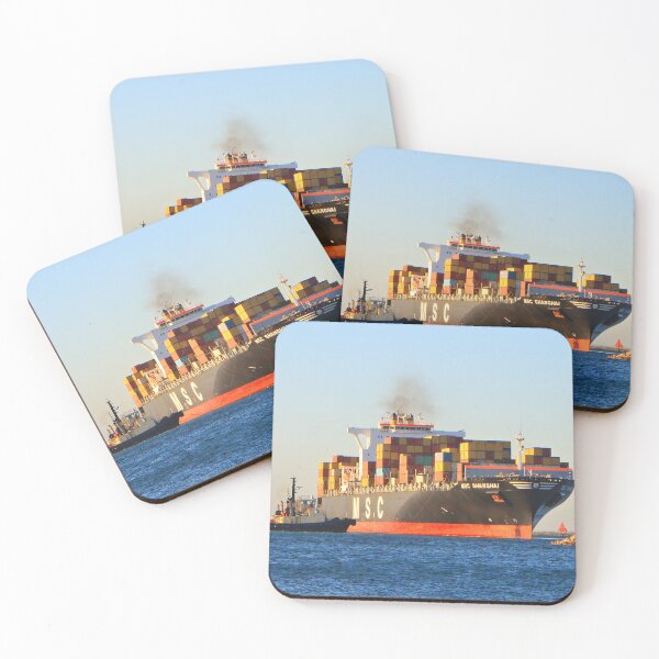 Item preview, Container ship and tug, MSC Shanghai designed and sold by FranWest.