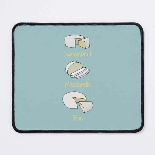 Item preview, Camembert, Mozzarella, Brie Soft White Cheeses designed and sold by CheesyPetDesign.