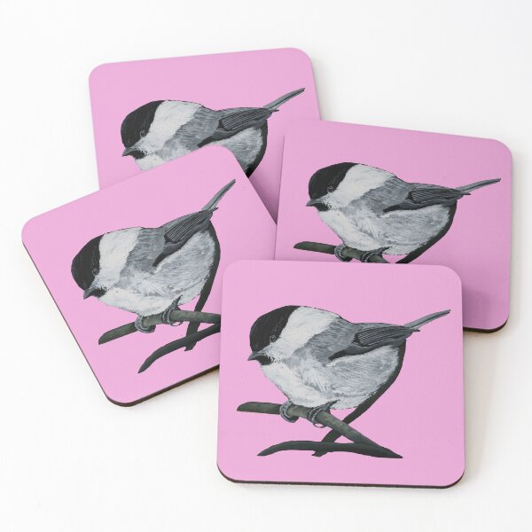 Item preview, Perched Chickadee | Watercolor Art by Sulazen designed and sold by SULAZEN.