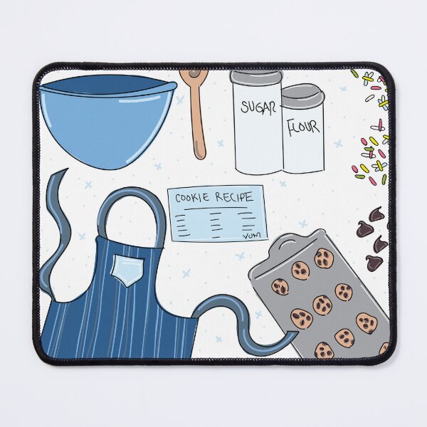 Item preview, Holiday Baking, Winter theme cute baking cookies scene. designed and sold by AngelDawnDesign.