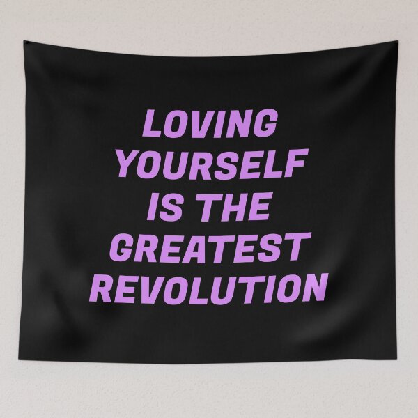 Item preview, Loving yourself is the greatest revolution - self love quotes designed and sold by Inspirationmotivation.
