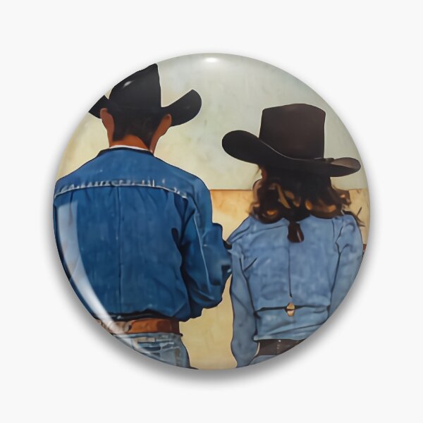 Item preview, Cowboy and Cowgirl Couple in the Old West designed and sold by No1Equestrian.