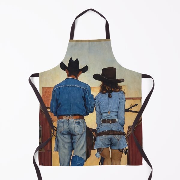 Item preview, Cowboy and Cowgirl Couple in the Old West designed and sold by No1Equestrian.