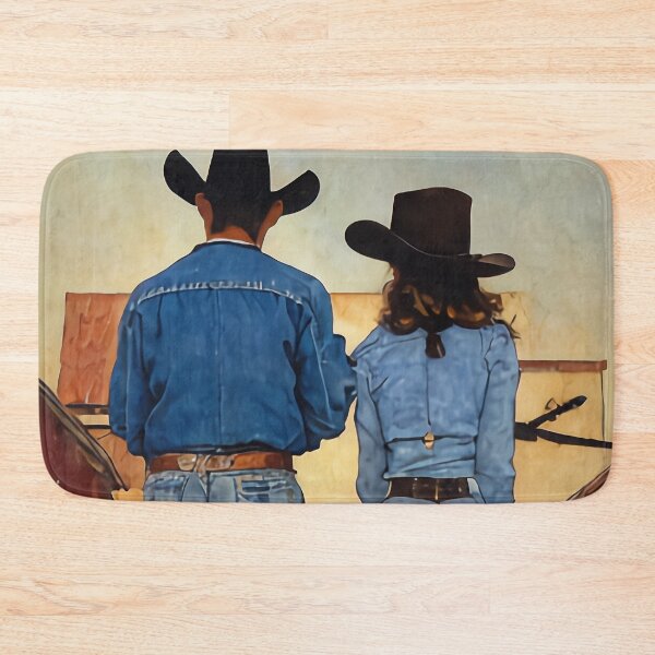 Item preview, Cowboy and Cowgirl Couple in the Old West designed and sold by No1Equestrian.