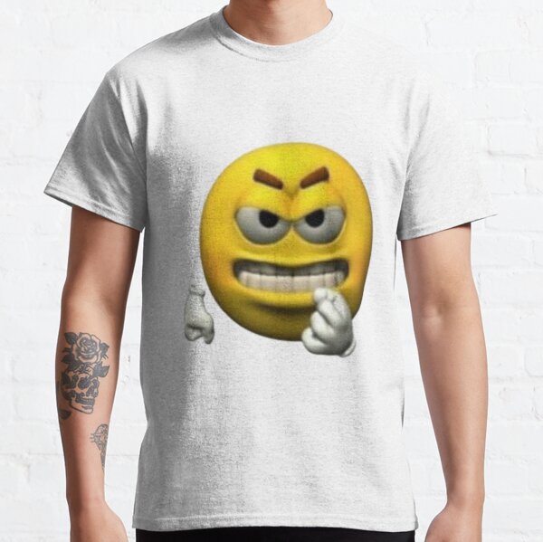 Item preview, Goofy Angry emoji designed and sold by Shrewd Mood.