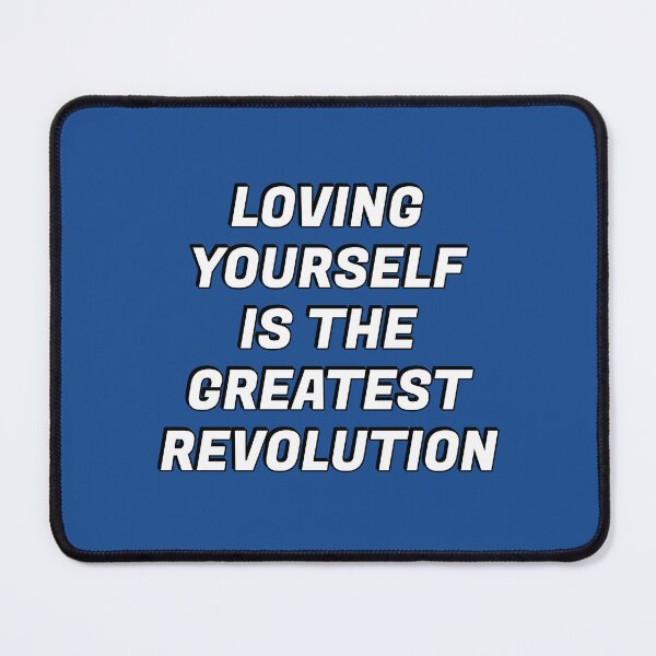 Item preview, Loving yourself is the greatest revolution - self love quotes designed and sold by Inspirationmotivation.