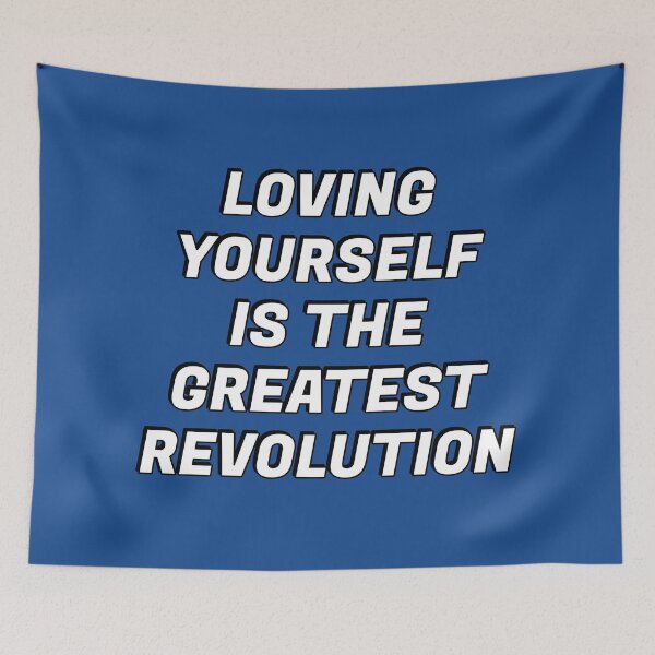 Item preview, Loving yourself is the greatest revolution - self love quotes designed and sold by Inspirationmotivation.